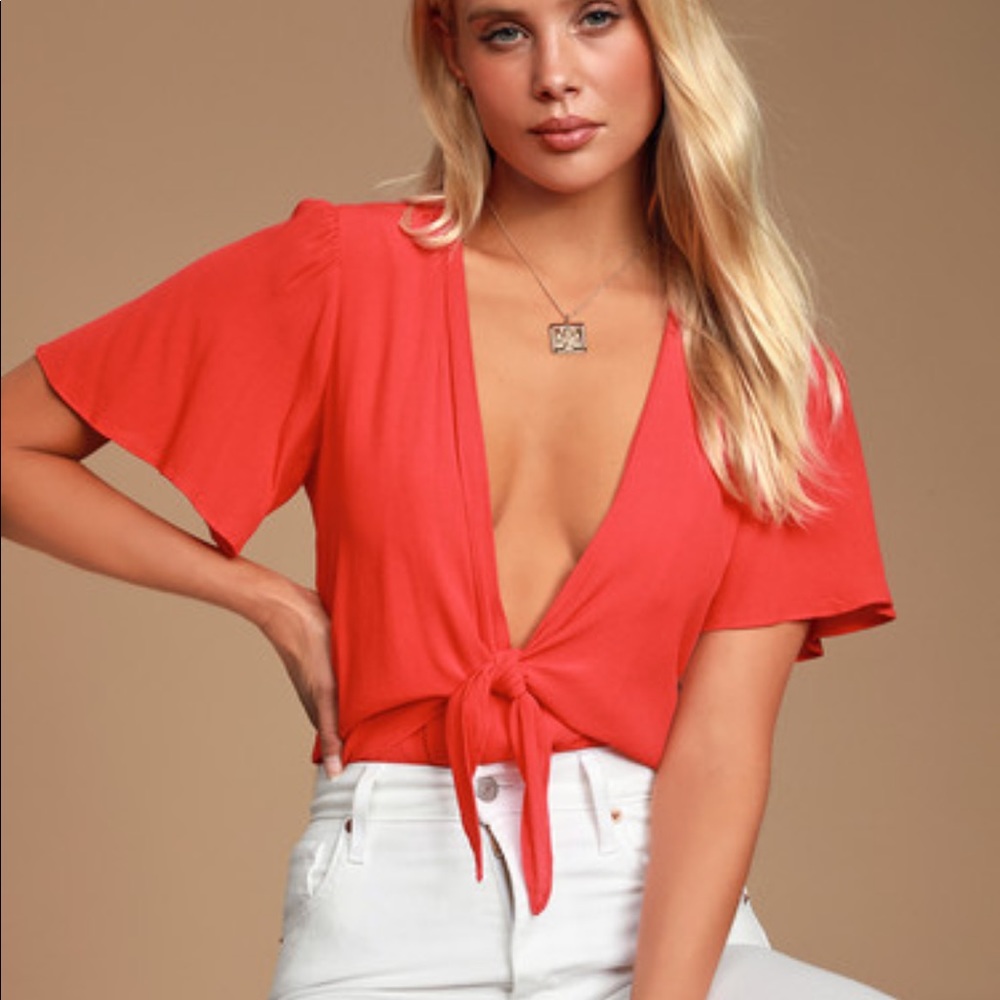 Coral bodysuit, worn a handful of times, great condition